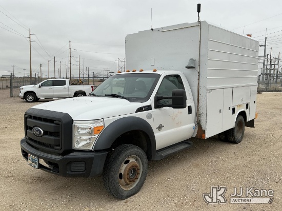 (Casper, WY) 2012 Ford F-550 High Top Service Truck Runs & Moves