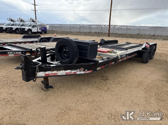 (Fort Lupton, CO) 2020 Felling Trailers Tilt-top Tagalong Equipment Trailer 5 Ft Dove Tail 8.5 Ft Wi