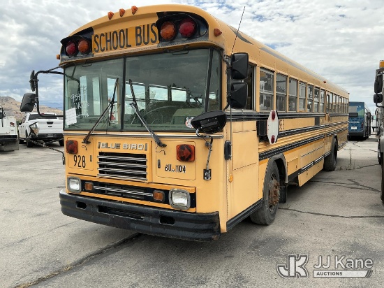 (Salt Lake City, UT) 1996 Blue Bird TC2000 Passenger Bus Not Running, Condition Unknown