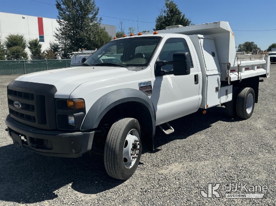 (Portland, OR) 2008 Ford F-550 Dump Truck Runs & Moves