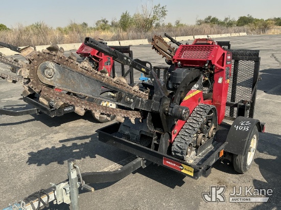 (Salt Lake City, UT) Toro TRX-16 Walk-Behind Crawler Trencher, Trailer is Non-Titled Not Running, Co