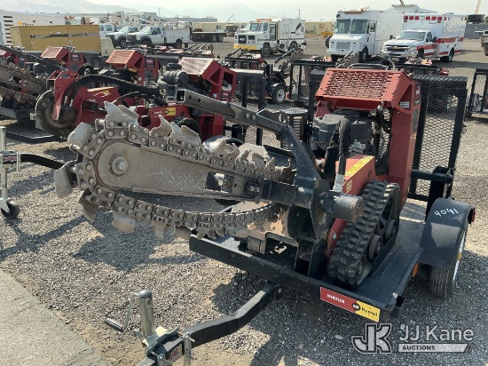 (Salt Lake City, UT) Toro TRX-16 Walk-Behind Crawler Trencher, Trailer is Non-Titled Runs