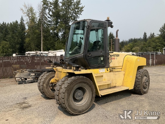 (Eatonville, WA) 2015 Hyster H300HD2 Rough Terrain Forklift Runs, Moves & Operates
