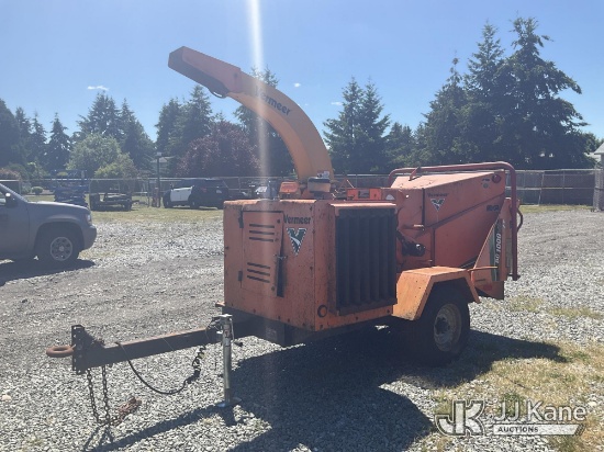 (Tacoma, WA) 2011 Vermeer BC1000XL Chipper (12in Drum) Runs & Operates) (No Key, Exterior Defects-1