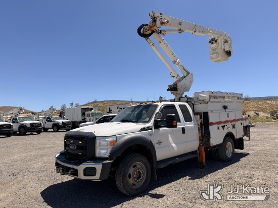 (Sparks, NV) Altec AT37G, Bucket Truck mounted behind cab on 2016 Ford F-550 SuperCab DRW Service Tr