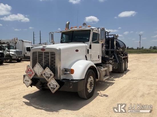 (Marion, TX) 2018 Peterbilt 367 T/A Asphalt Tank Truck Runs, Moves & Operates) (PTO Operational