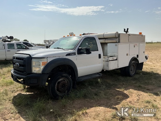 (Stanton, TX) 2013 Ford F-450 SD Service Truck Runs & Does Not Move) (Transmission Performance Conce