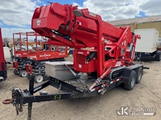 (Glendive, MT) 2008 Teupen LEO 23 GT Self-Propelled Manlift, Selling With Trailer, Item # 1610844(Eq