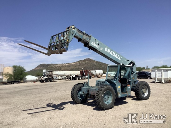 (Tucson, AZ) 2003 Gradall 534C9 Rough Terrain Telescopic Boom Forklift Runs, Moves & Operates