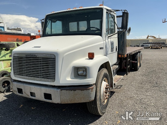 (Salt Lake City, UT) 1995 Freightliner FL80 Flatbed Truck Not Running, Condition Unknown