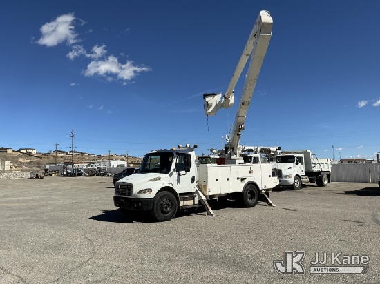 (Farmington, NM) Altec AA55, Material Handling Bucket Truck rear mounted on 2010 Freightliner M2 106