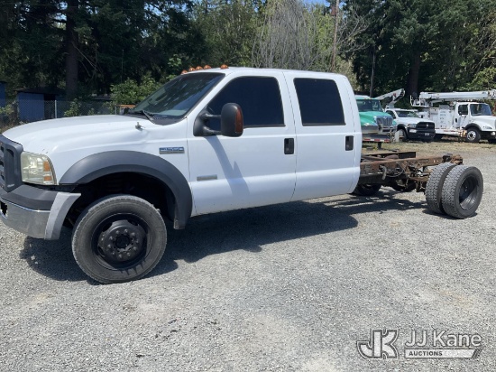 (Eatonville, WA) 2007 Ford F-550 Crew-Cab Chassis Runs & Moves