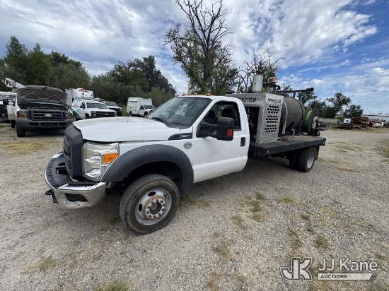(Anderson, CA) 2014 Ford F-550 Jet Rodder/Flush Truck Runs & Moves) (Dash Warning Indicator On