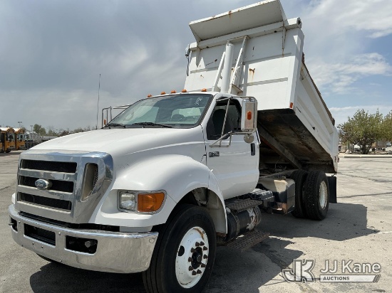 (Salt Lake City, UT) 2010 Ford F750 Dump Truck Runs, Moves & Dump Operates