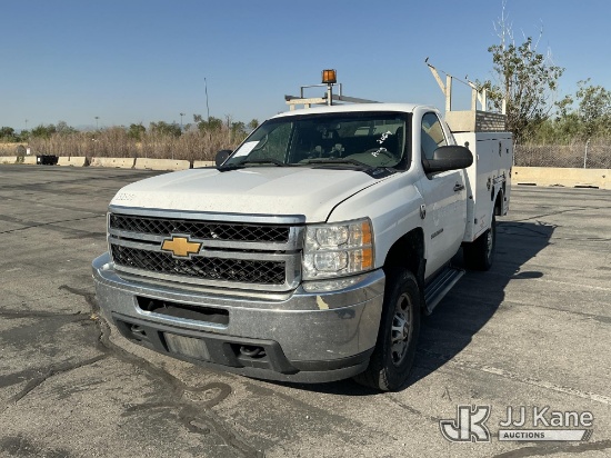 (Salt Lake City, UT) 2012 Chevrolet Silverado 2500HD 4x4 Enclosed Service Truck Runs & Moves