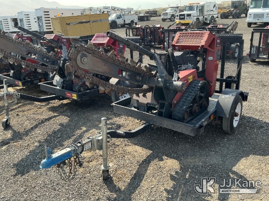 (Salt Lake City, UT) Toro TRX-16 Walk-Behind Crawler Trencher, Trailer is Non-Titled Runs