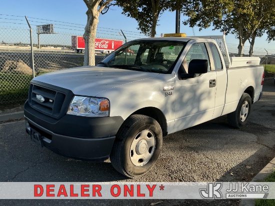 (Dixon, CA) 2007 Ford F-150 Pickup Truck Runs & Moves) (Dash Warning Indicators On-Emergency Brake L
