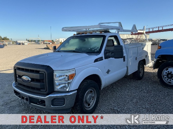(Dixon, CA) 2011 Ford F-350 SD Service Truck Not Running, Conditions Unknown) (Dash Warning Indicato