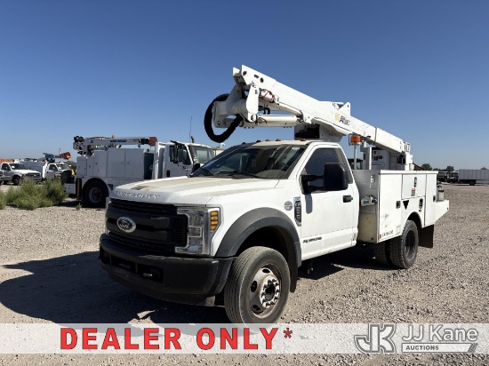 (Dixon, CA) Altec AT40G, Articulating & Telescopic Bucket mounted behind cab on 2018 Ford F-550 Regu