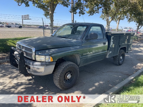 (Dixon, CA) 1999 Dodge Ram 2500 Service Truck Runs & Moves) (Transmission/ Drivetrain Concerns- No R