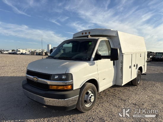 (Dixon, CA) 2019 Chevrolet Express G3500 139" Enclosed Service Truck Runs & Moves