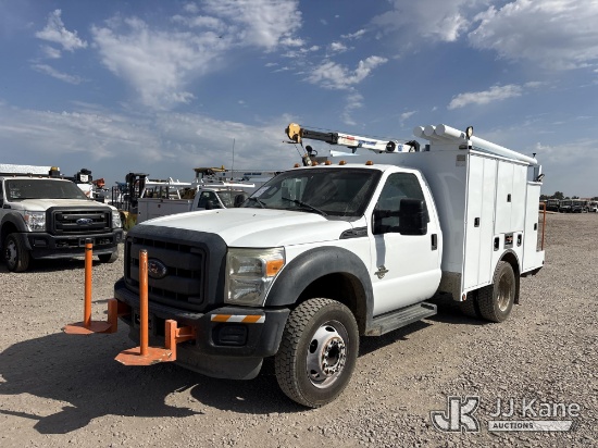 (Dixon, CA) 2014 Ford F-550 Regular Cab DRW Mechanics Service Truck Runs, Moves & Operates