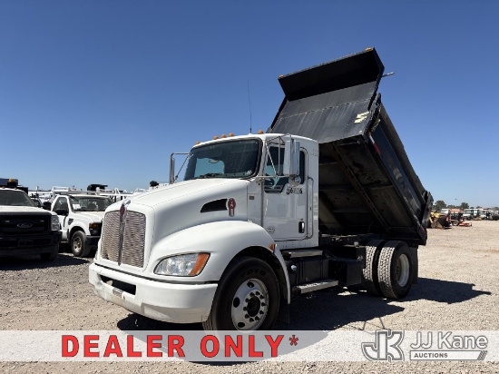 (Dixon, CA) 2017 Kenworth T3 Series Dump Truck Runs, Moves & Operates) (Dash Warning Indicators On