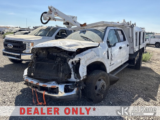 (Dixon, CA) 2020 Ford F-550 Crew Cab DRW Service Truck Not Running, Condition Unknown