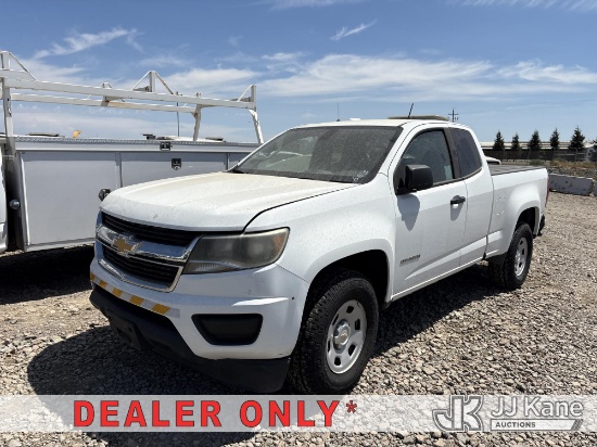 (Dixon, CA) 2016 Chevrolet Colorado Work Truck Extended-Cab Pickup Truck Not Running, Conditions Unk