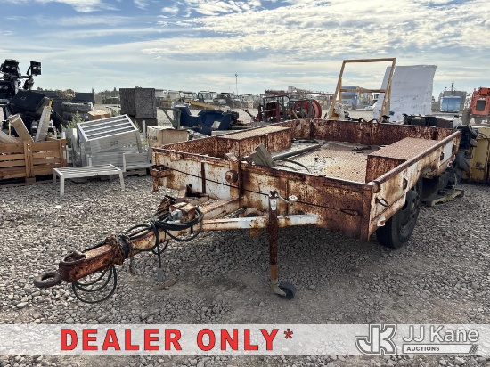 (Dixon, CA) Pole Trailer No VIN, Bill Of Sale Only)( Corrosion