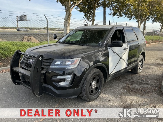 (Dixon, CA) 2017 Ford Explorer Police 4-Door Sport Utility Vehicle Runs & Moves)(Interior Defects-No