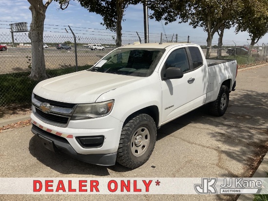 (Dixon, CA) 2016 Chevrolet Colorado Extended-Cab Pickup Truck Runs & Moves) (No Reverse