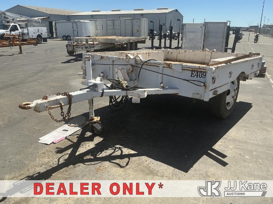 (Dixon, CA) T/A Pole/Material Trailer No Visible Vin, Bill of Sale Only