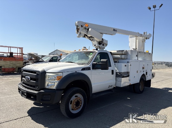 (Dixon, CA) Altec AT200A, Telescopic Bucket Truck mounted behind cab on 2012 Ford F-450 SD Regular C