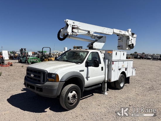 (Dixon, CA) Altec AT37-G, Articulating & Telescopic Non-Insulated Bucket Truck mounted behind cab on