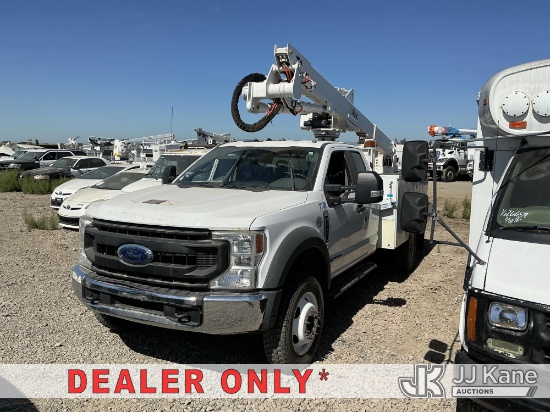 (Dixon, CA) Altec AT40G, Articulating & Telescopic Bucket Truck mounted behind cab on 2020 Ford F-55