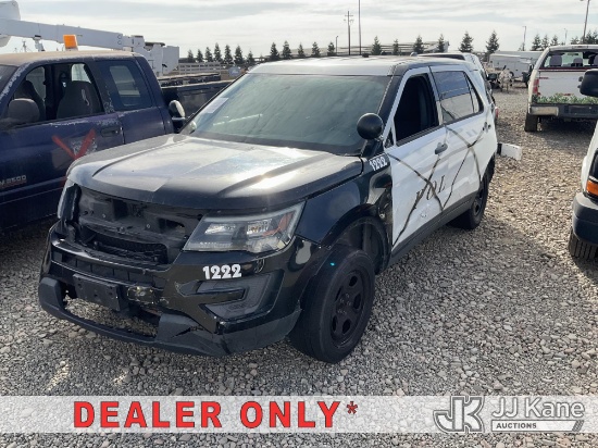 (Dixon, CA) 2017 Ford Explorer AWD Police Interceptor 4-Door Sport Utility Vehicle Not Running, Cond