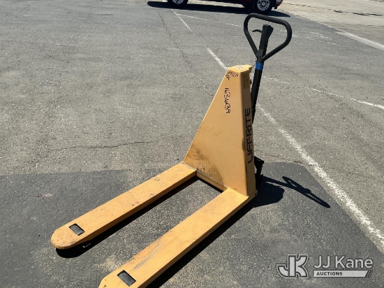 (Dixon, CA) Lift-Rite Pallet Jack NOTE: This unit is being sold AS IS/WHERE IS via Timed Auction and