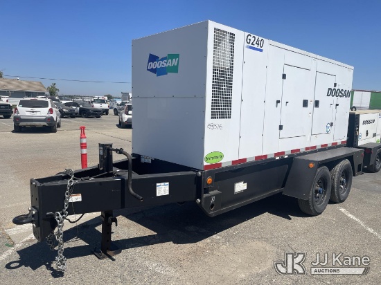 (Dixon, CA) 2019 Doosan 440 Enclosed Portable Generator Runs & Operates) (Active Code) (Application