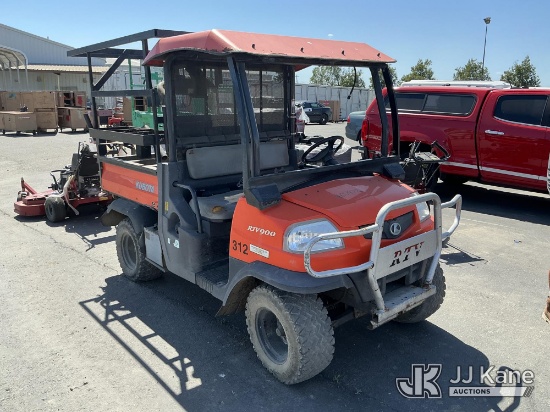 (Dixon, CA) 2010 Kubota RTV-900 4x4 4 Wheel All-Terrain Vehicle Cranks, Does Not Start