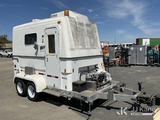 (Dixon, CA) 2018 Peluse Fiber Optic Splicing Trailer Generator Won't Stay Running Without A Battery