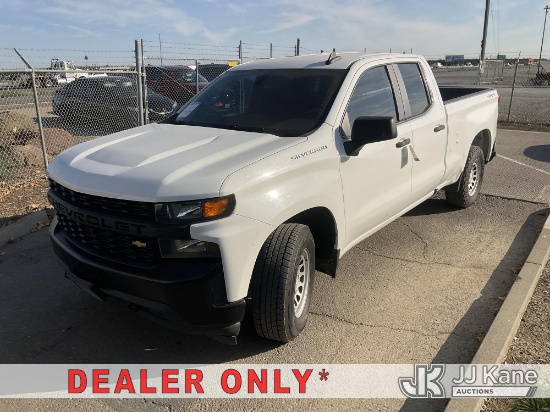 (Dixon, CA) 2021 Chevrolet Silverado 1500 Work Truck Double Cab Extended-Cab Pickup Truck Runs & Mov