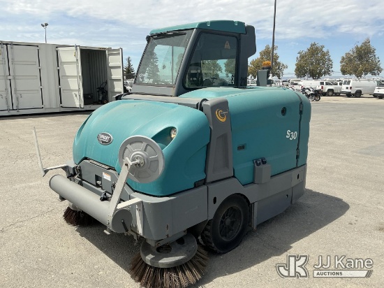 (Dixon, CA) Tennant S30 Sweeper Runs