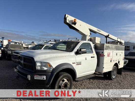 (Dixon, CA) Versalift TEL29NE, Articulating & Telescopic Bucket mounted behind cab on 2014 RAM 4500