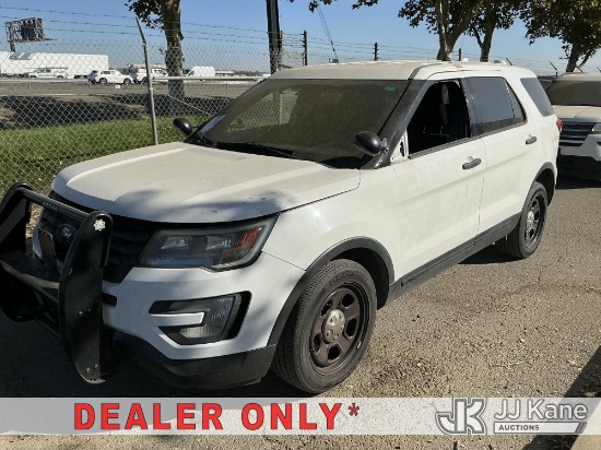 (Dixon, CA) 2016 Ford Explorer Police 4-Door Sport Utility Vehicle Runs & Moves)(Exterior Defects-No