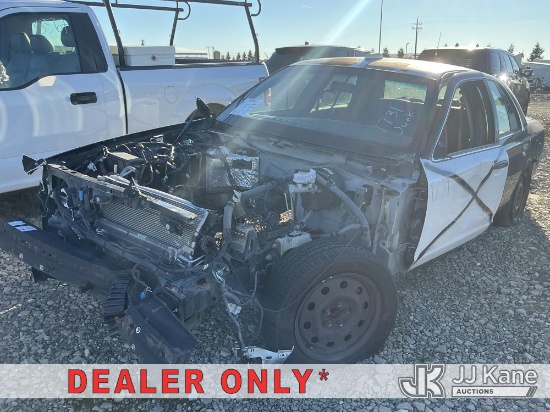 (Dixon, CA) 2007 Ford Crown Victoria Police Interceptor 4-Door Sedan Not Running, Condition Unknown,