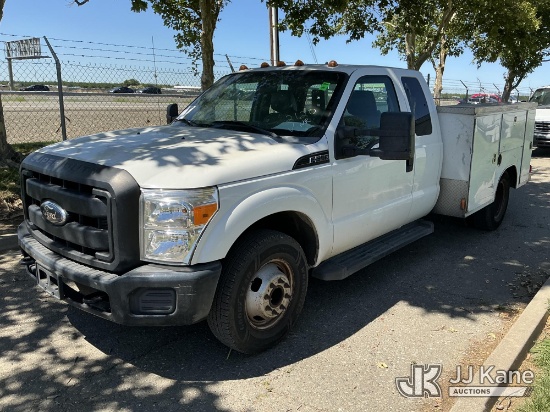 (Dixon, CA) 2012 Ford F-350 SD Extended-Cab Service Truck Runs & Moves)