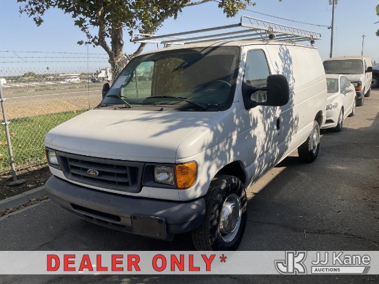 (Dixon, CA) 2006 Ford Econoline E-350 SD Cargo Van Runs & Moves) (Transmission Performance Concerns