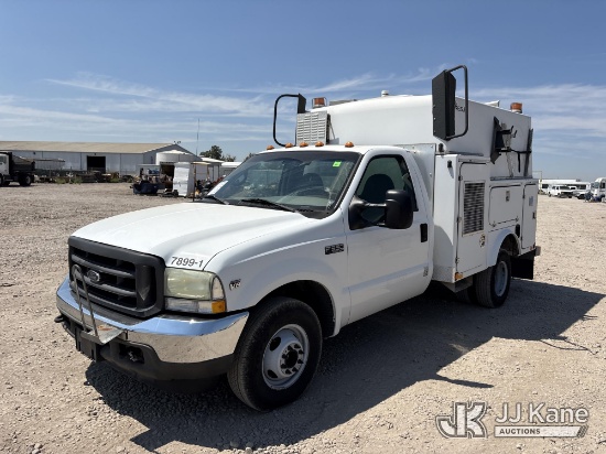 (Dixon, CA) 2002 Ford F-350 SD Service Truck Runs & Moves