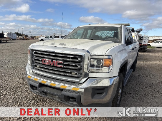 (Dixon, CA) 2015 GMC Sierra 2500HD Crew-Cab Pickup Truck Not Running, Conditions Unknown